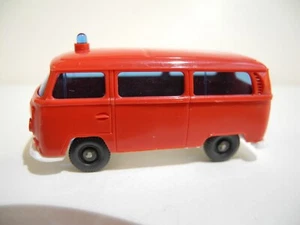 WIKING VINTAGE 1:87 FIRE DEPARTMENT SUPPORT VAN VOLKSWAGEN T2 1975-82 MINT - Picture 1 of 7