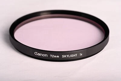 Canon 72mm Screw-In Filter Skylight 1x [NEAR MINT] 1day Quick Free Shipping - Image 1 of 3