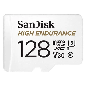 SanDisk High Endurance 128GB UHS-I C10 U3 V30 100MB/s Micro SDXC Memory Card - Photo 1 sur 2