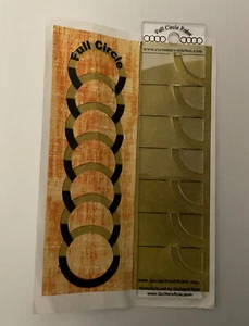 NEW Quilters Rule Full Circle Ruler Template Designed By Stephanie Farrell - Picture 1 of 3