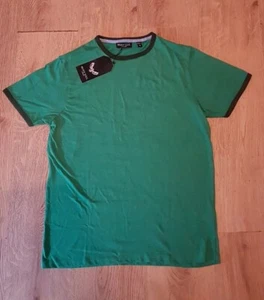 Brave Soul London | Mens Jade Green Marl Pullover T-Shirt / Size Medium - Picture 1 of 12