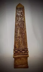 24 Zoll altägyptischer Obelisk Skulptur Isis Statue - Bild 1 von 7