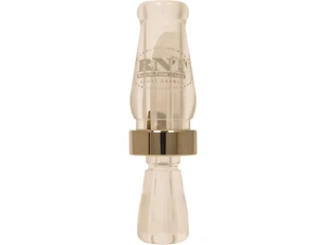 NEW RNT Rich-N-Tone Short Barrel Acrylic Single Reed Mallard Hen Duck Call-Clear - Picture 1 of 3