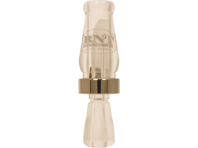 NEW RNT Rich-N-Tone Short Barrel Acrylic Single Reed Mallard Hen Duck Call-Clear - Image 1 of 3