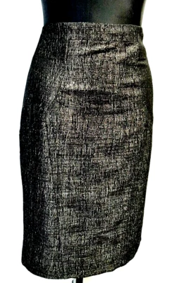 Nicole Miller collection skirt high waist pencil formal Size M W29" Wool Silk 16 - Image 1 of 4