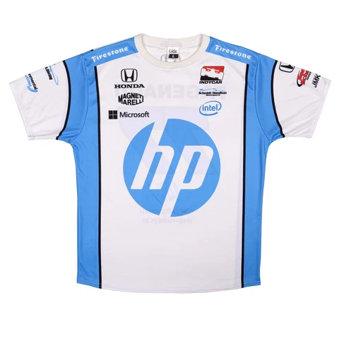 Simon Pagenaud 2013 HP Schmidt Hamilton Motorsports Lids Shirt Jersey Size Large Cover