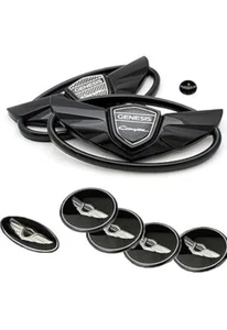 Must-Have For Hyundai Genesis Owners: Premium High-Gloss Carbon Fiber Emblem Set - Bild 1 von 7