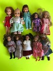 Lot of 10 Antique Vintage Doll American Girl and Other Dolls