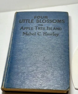 Four Little Blossoms on Apple Tree Island By Mabel C Hawley 1921 Edition HC Book - Foto 1 di 13