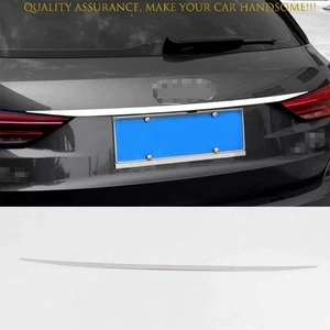 For Audi Q3 Quattro 2019-2024 Silver Steel Tail Door Trunk Lid Upper Strip Trim - Bild 1 von 1