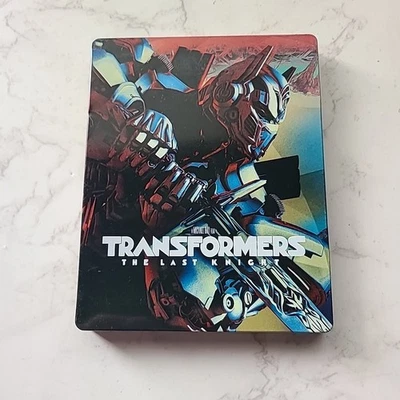 Transformers The Last Knight Steel Book case Blu-ray & DVD EXCELLENT Condition! Foto 1 de 4