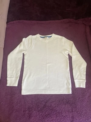 Cherokee Boys White Thermal Shirt Top L 12/14 - Image 1 of 4