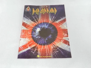 Def Leppard The Best Of Guitar Tab Piano Sheet Music Song Book - Picture 1 of 4