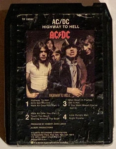 AC/DC Highway To Hell- 8-Track Tape Cartridge [ Play Tested Working ] - Imagen 1 de 6