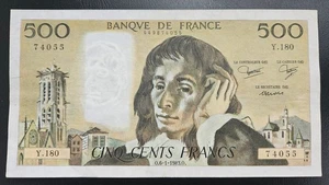 500 FRANCS 6-1- 1983  Y.180 PASCAL BILLET FRANCE - Picture 1 of 2