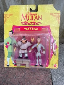 Neu Mattel Disney Mulan Sammelfiguren 2er Pack Yao & Ling Blister beschädigt - Bild 1 von 3