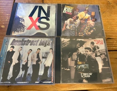 Lot of 4 Pop Rock CDs – INXS, Backstreet Boys, New Kids on the Block (2 Albums) Foto 1 de 2
