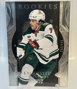 Brock Faber 2023-24 Upper Deck Exquisite Collection Rookies /499 Wild - Picture 1 of 2