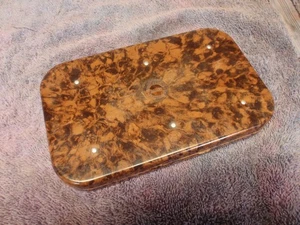 Vintage A+ Hardy Neroda Slim Trout/Seatrout Fly Box - Tortoiseshell - 98 clips - Picture 1 of 11