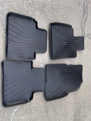 Genuine OEM Honda 18-22 Accord 4DR Black All Season High Wall Floor Mat Set Mats - Image 1 of 3