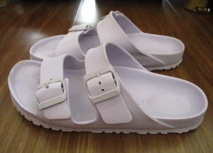 Birkenstock Arizona Purple Fog EVA - Womens Size 40 Buckle Rubber - Picture 1 of 12