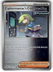 SV: Prismatic Evolutions Ciphermaniac's Codebreaking #104 (Poke Ball Pattern) LP - Picture 1 of 2