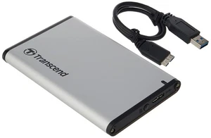 Transcend 2.5” SATA III SSD/HDD Leergehäuse USB 3.1 Gen 1 TS0GSJ25S3 - Picture 1 of 6