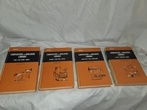 Audels Carpenters And Builders Guide Books Complete Set Vol 1-4 1974 3rd Edition - Foto 1 di 9