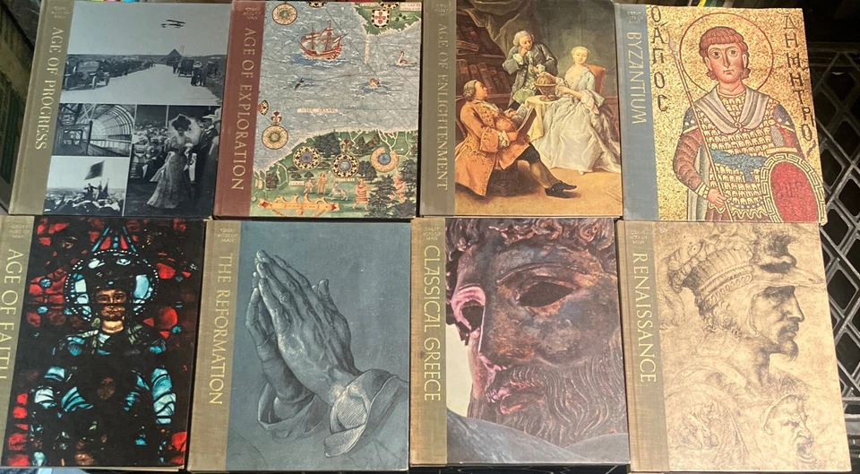 Lot of 8 Vintage Time Life Books Great Ages of Man - Image 1 of 1