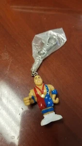 WWE Kurt Angle 2" Keychain SUPER RARE Jakks Pacific EXCLUSIVE TOY FAIR 2003 - Picture 1 of 2