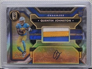 2023 panini gold standard football Quentin Johnston RPA /49 - Picture 1 of 2