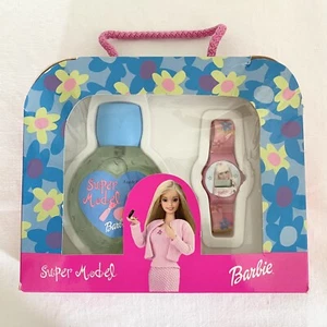 Barbie Super Model Parfum Set Uhr Eau de Toilette Digitaluhr neu OVP 2000 1260 - Bild 1 von 8