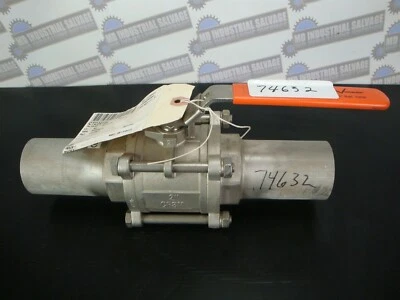 VICTAULIC - 2" - P569 316 SS BALL VALVE PLAIN ENDS (New) - Image 1 of 4