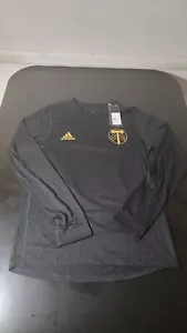 Adidas MLS Portland Timbers Long Sleeve Shirt Size Small - Picture 1 of 6