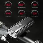  1800LM IPX6 Waterproof LED Bike Headlight Rechargeable MTB Bicycle Front Lamp 
