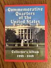 Commemorative Quarters of the United States Collector Album 1999-2008 No Coins