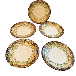JUEGO DE PLATILLOS DE CORAL HAWAIANO DE COLECCIÓN VERNONWARE METLOX DE 5 MCM EE. UU. - Imagen 1 de 6