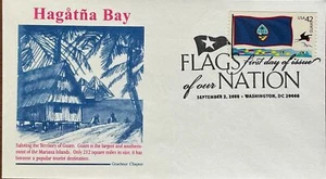 Graebner Chapter AFDCS 4286 Flags Nation Guam on Hagatna Bay Cachet - Picture 1 of 1