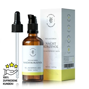 KL COSMETICS Bio Nachtkerzenöl 100ml,  vegan, kaltgepresst, für Hautpflege  - Bild 1 von 8