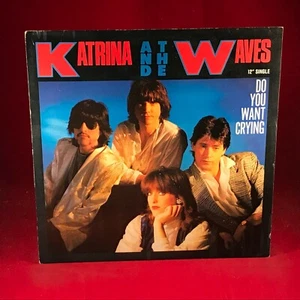 KATRINA & THE WAVES Do You Want Crying 1985 UK 3-track 12" vinyl single EXCELL - Picture 1 of 4