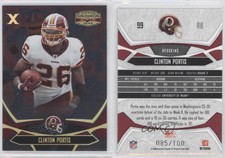 2008 Donruss Gridiron Gear Gold Xs /100 Clinton Portis #99