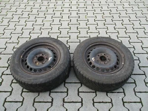 2 x Original BMW 3er Z3 E46 15 zoll Winterreifen Stahlfelgen Reifen 151209 - Bild 1 von 3