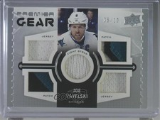 2016-17 Upper Deck Premier Premier Gear /10 Joe Pavelski #PG-JP