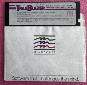 Trail Blazer - Jeu Commodore C 64/128 - Disquette 5,25 ", Aussi Atari ? - Photo 1/1