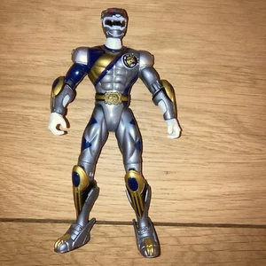 Vintage Power Rangers Wild Force Lunar Blue Wolf Figure 2001 - Picture 1 of 10