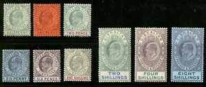 Gibraltar 1903 Scott # 39-48 Mint Hinged Part Set - Picture 1 of 2