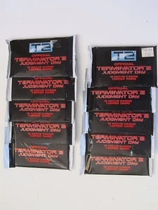 10 Sealed Packs of T2 Official Terminator 2 Judgment Day Trading Cards (Impel) - Picture 1 of 1