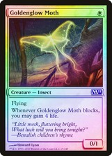 Goldenglow Moth FOIL Magic 2011 / M11 NM White Common MAGIC MTG CARD ABUGames