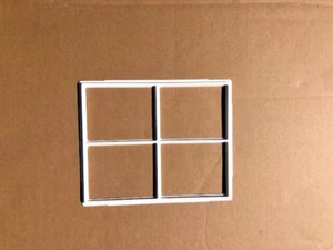 Garage Door Window Insert, Wayne Dalton, Stockton I, White - Picture 1 of 1