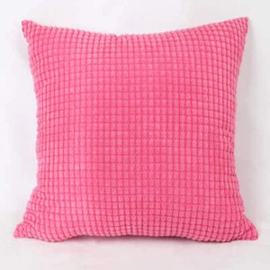 12 14 16 18 20 22 24 26 28" Plush Jumbo Cord Corduroy Cushion Cover Pillow Case - Picture 1 of 29